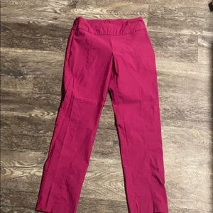 Hot pink dress pants